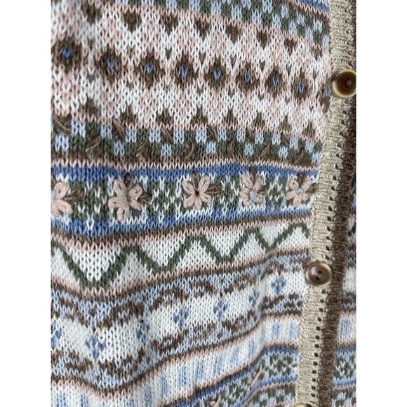 Jantzen Classics Vintage Womens Hand Embroidered Sweater Vest Grannycore M - Picture 4 of 7